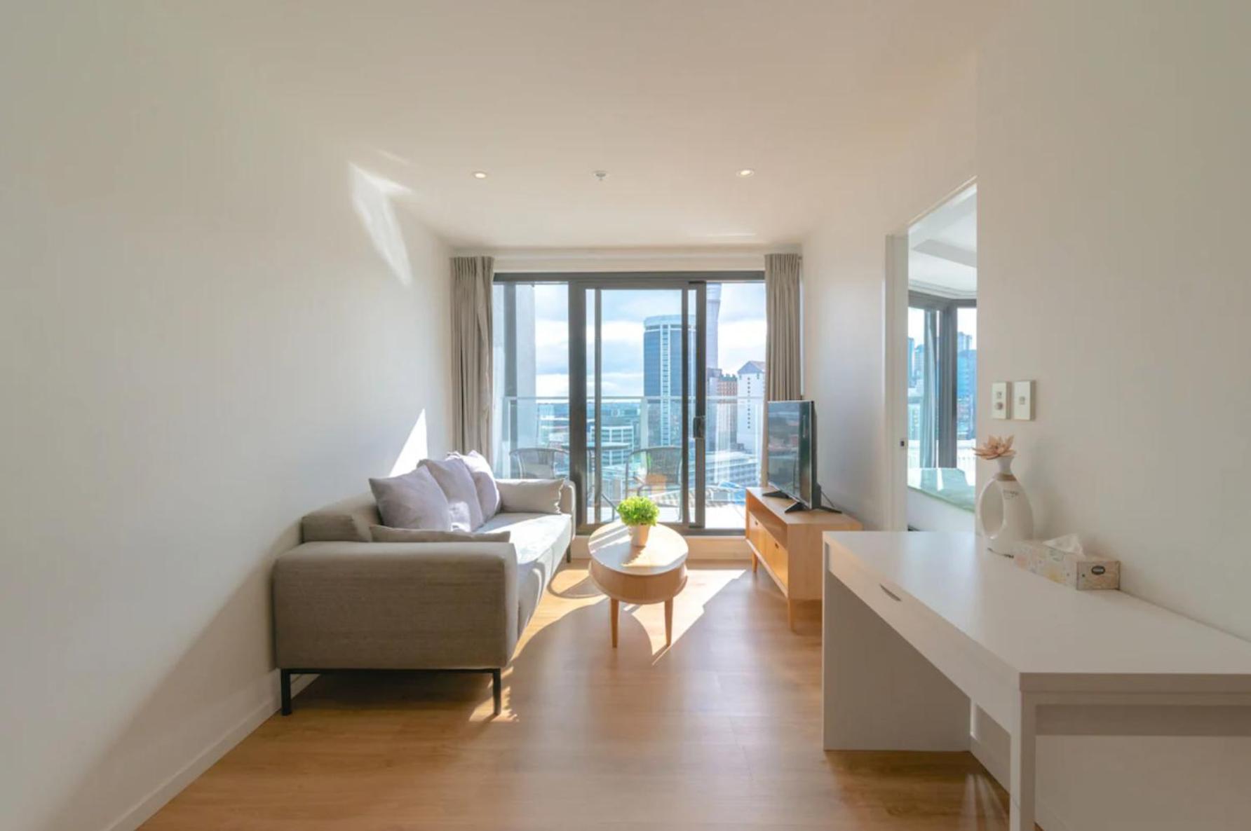 Skytower And City View 2 Bedroom Apartment On High Floor Auckland Exteriér fotografie