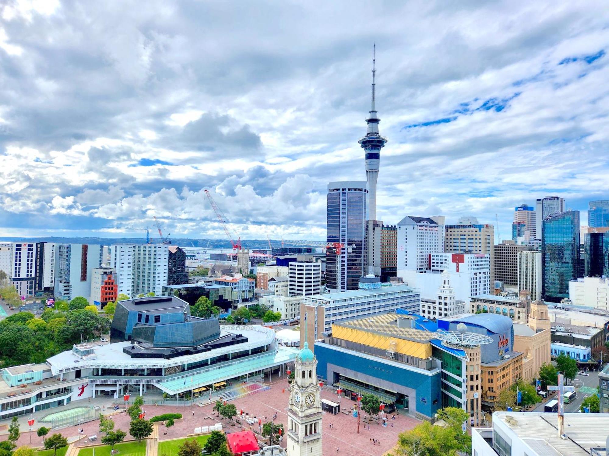 Skytower And City View 2 Bedroom Apartment On High Floor Auckland Exteriér fotografie